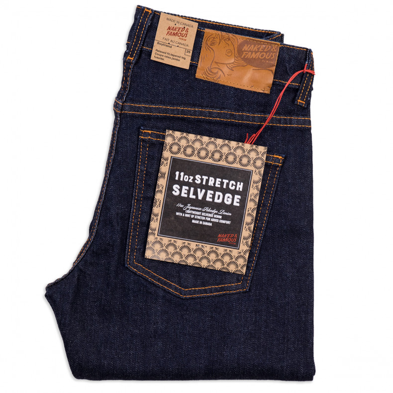 Женские Джинсы Naked and Famous Boyfriend - 11oz Stretch Selvedge