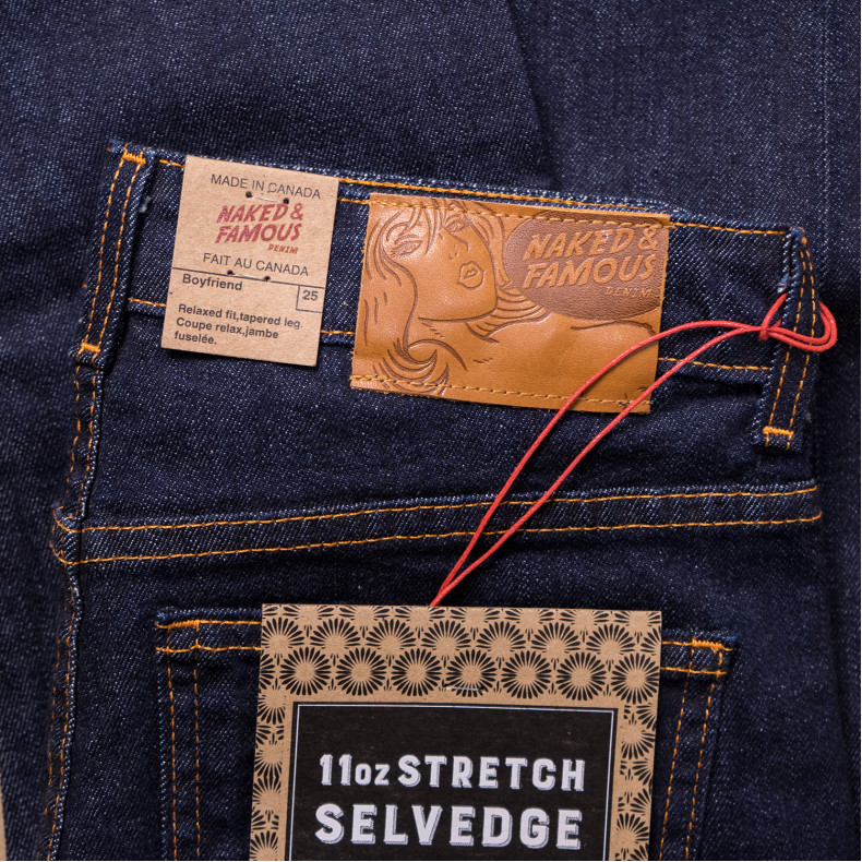 Женские Джинсы Naked and Famous Boyfriend - 11oz Stretch Selvedge