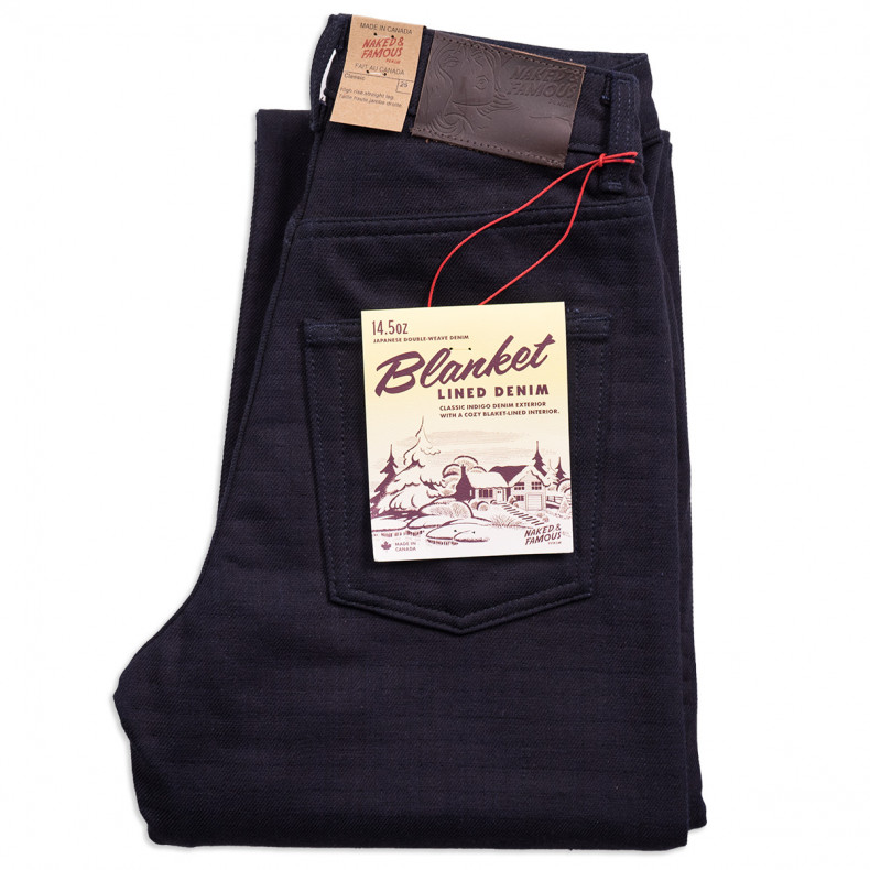 Женские Джинсы Naked and Famous The Classic — Blanket Lined 14.5oz Japanese Denim