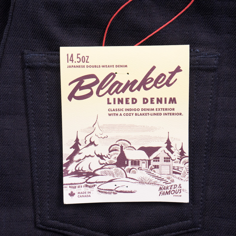 Женские Джинсы Naked and Famous The Classic — Blanket Lined 14.5oz Japanese Denim