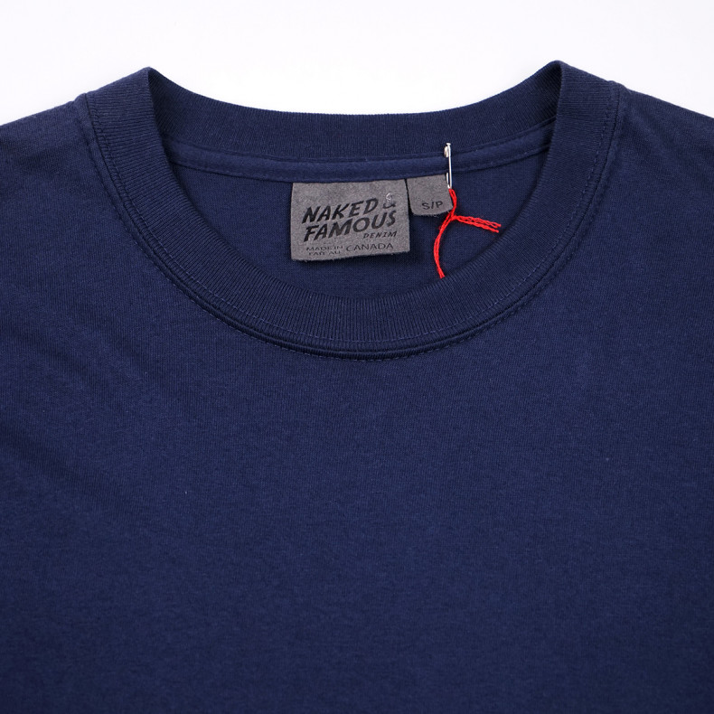 Футболка Naked and Famous Vintage Circular Knit navy Футболка Naked and Famous Vintage Circular Knit navy