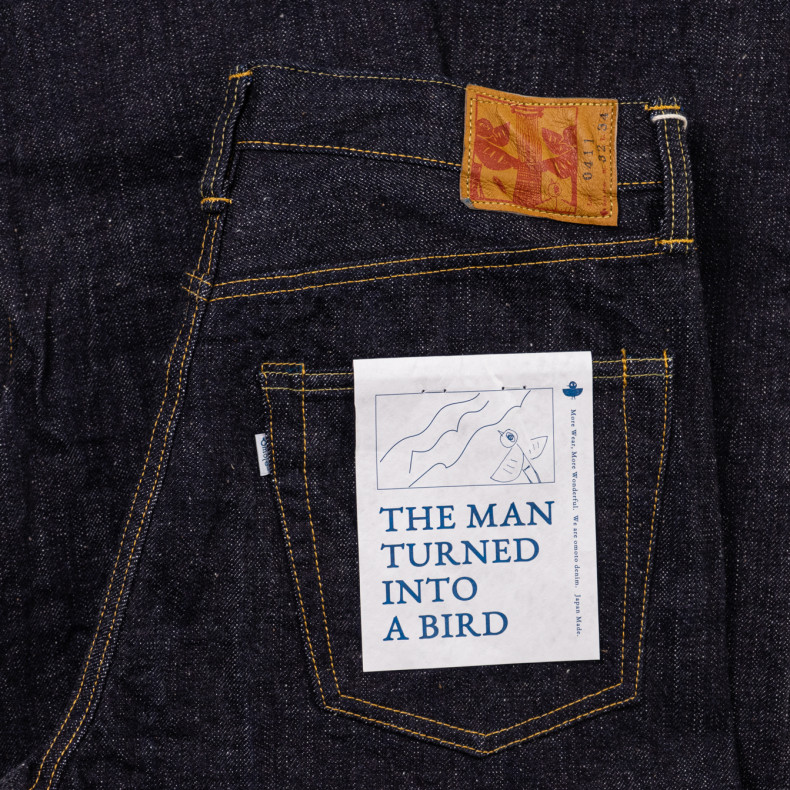 Джинсы Omoto Denim 0411 Straight Fit 15.5 Oz Slub Nep Indigo Selvedge One Wash