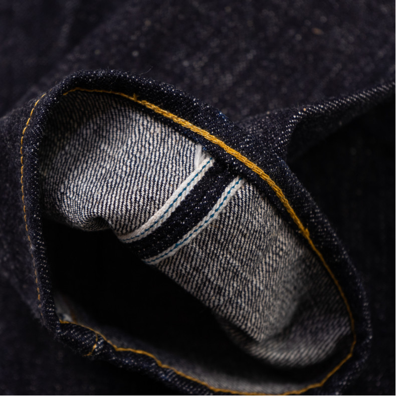Джинсы Omoto Denim 0411 Straight Fit 15.5 Oz Slub Nep Indigo Selvedge One Wash