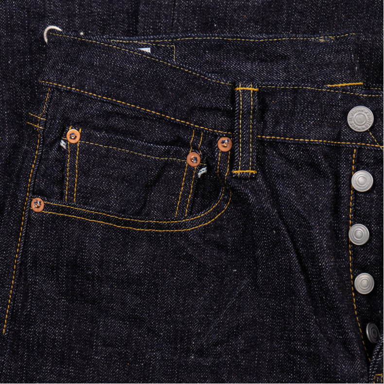 Джинсы Omoto Denim 0411 Straight Fit 15.5 Oz Slub Nep Indigo Selvedge One Wash