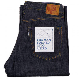Джинсы Omoto Denim 0613Z Relax Fit 10 Oz Indigo Selvedge One Wash - L32 Zipper