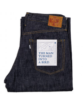 Джинсы Omoto Denim 0613Z Relax Fit 10 Oz Indigo Selvedge One Wash - L32 Zipper