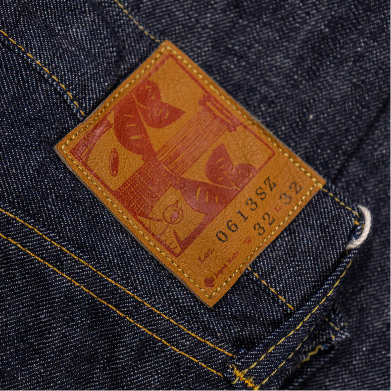 Джинсы Omoto Denim 0613Z Relax Fit 10 Oz Indigo Selvedge One Wash - L32 Zipper