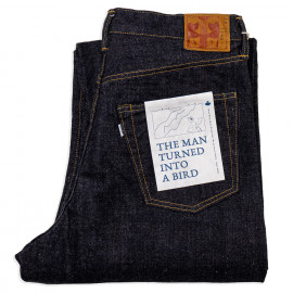 Джинсы Omoto Denim 0811 Loose Fit 15.5 Oz Slub Nep Indigo Selvedge One Wash