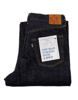Джинсы Omoto Denim 0811 Loose Fit 15.5 Oz Slub Nep Indigo Selvedge One Wash