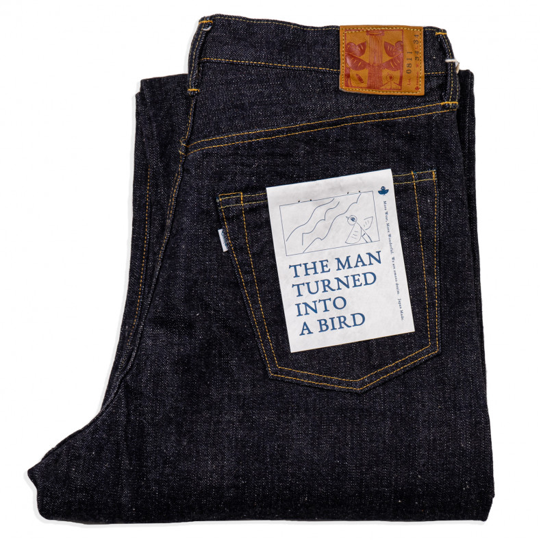 Джинсы Omoto Denim 0811 Loose Fit 15.5 Oz Slub Nep Indigo Selvedge One Wash