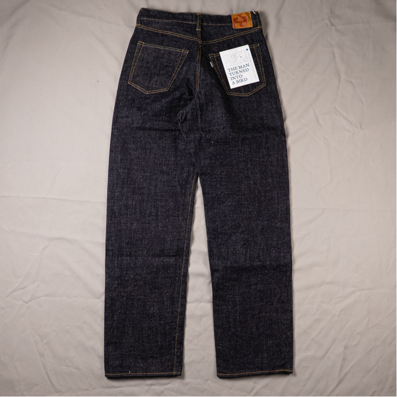 Джинсы Omoto Denim 0811 Loose Fit 15.5 Oz Slub Nep Indigo Selvedge One Wash