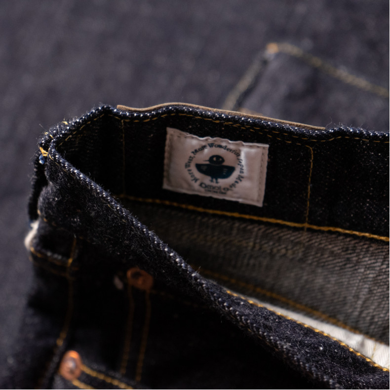 Джинсы Omoto Denim 0811 Loose Fit 15.5 Oz Slub Nep Indigo Selvedge One Wash