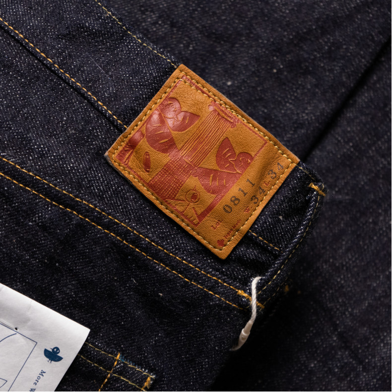 Джинсы Omoto Denim 0811 Loose Fit 15.5 Oz Slub Nep Indigo Selvedge One Wash