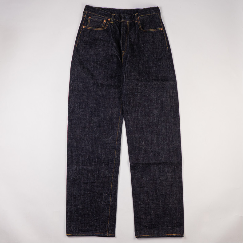 Джинсы Omoto Denim 0811 Loose Fit 15.5 Oz Slub Nep Indigo Selvedge One Wash