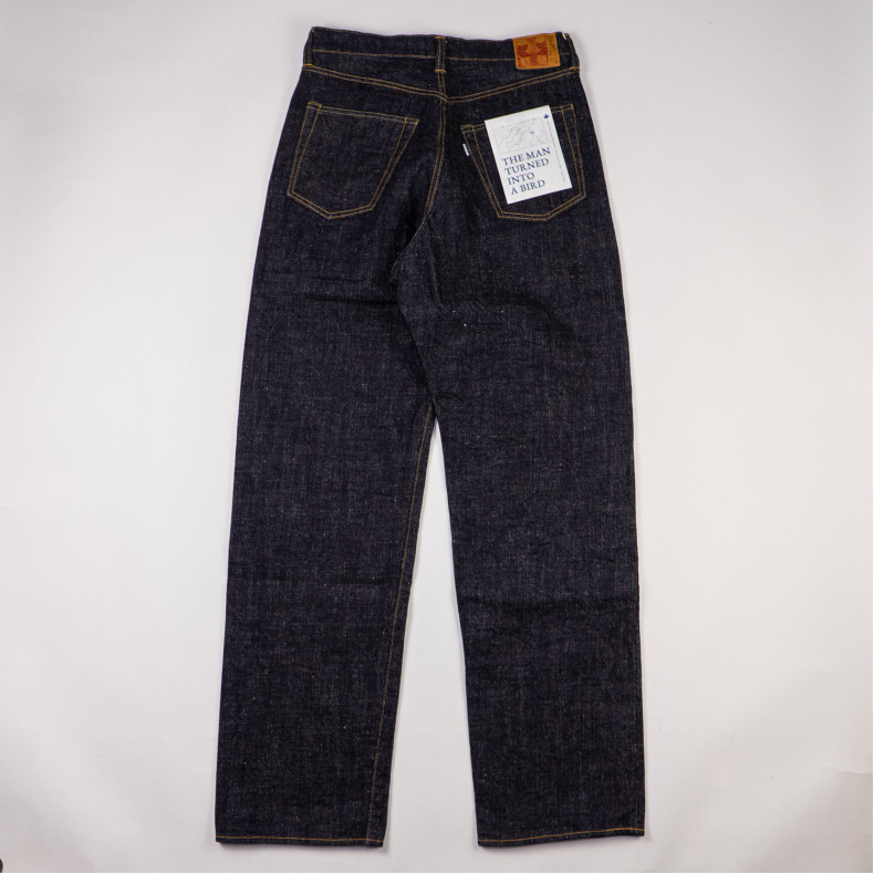 Джинсы Omoto Denim 0811 Loose Fit 15.5 Oz Slub Nep Indigo Selvedge One Wash
