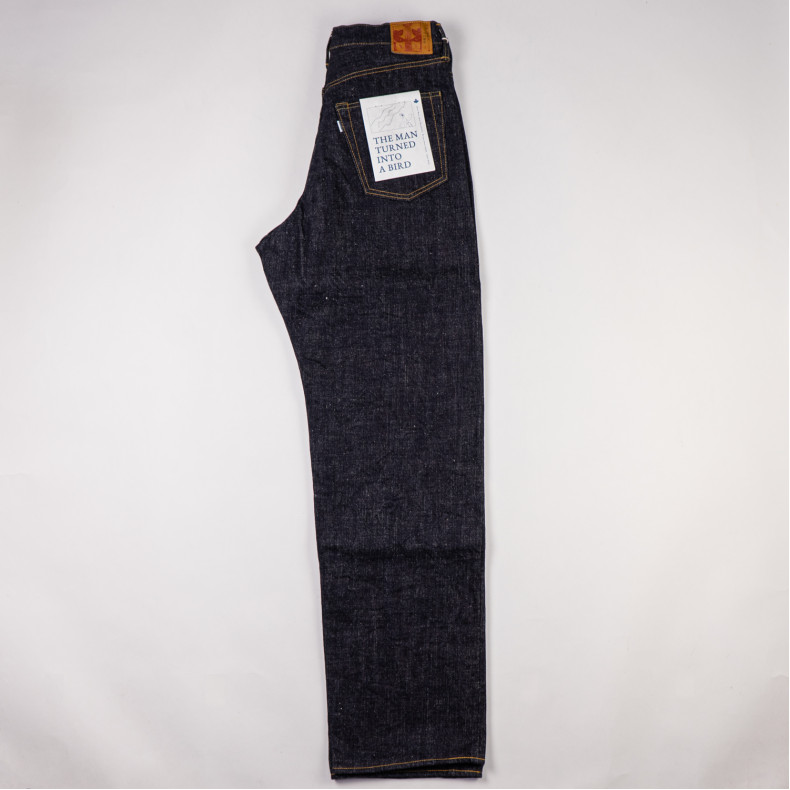Джинсы Omoto Denim 0811 Loose Fit 15.5 Oz Slub Nep Indigo Selvedge One Wash