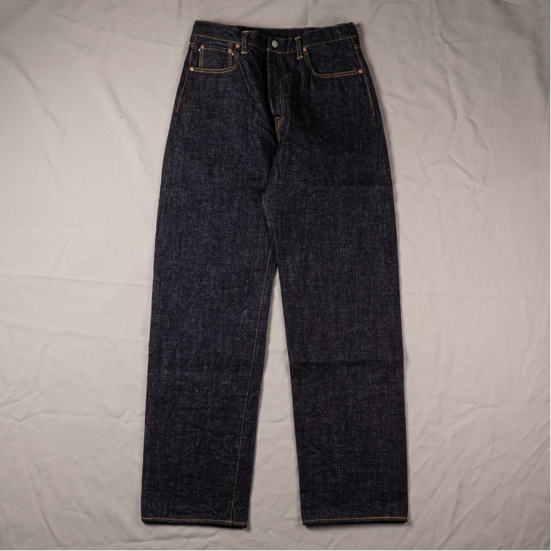 Джинсы Omoto Denim 0811 Loose Fit 15.5 Oz Slub Nep Indigo Selvedge One Wash