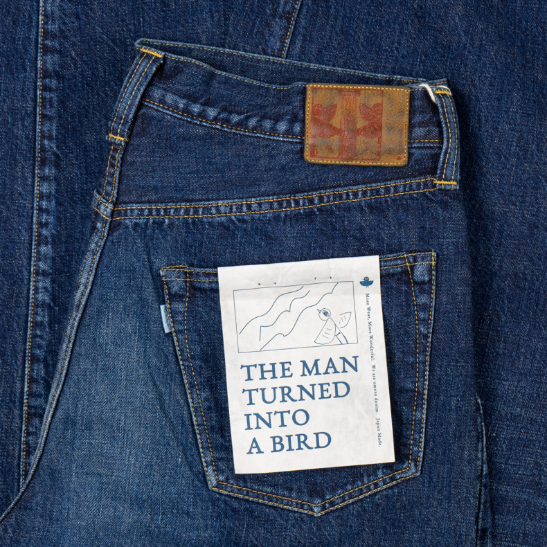 Джинсы Omoto Denim 0815 Loose Fit 13.5 Oz  Selvedge 2 Years Washed L32