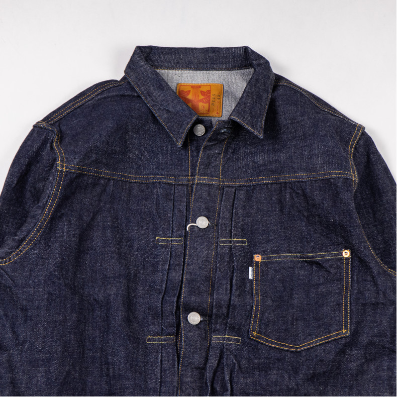 Джинсовка Omoto Denim 3115 Type-1 Jacket  13.5 Oz Indigo Selvedge One Wash