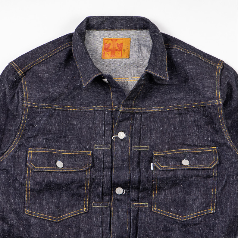 Джинсовка Omoto Denim 3211 Type-2 Jacket  15.5 Oz Slub Nep Indigo Selvedge One Wash
