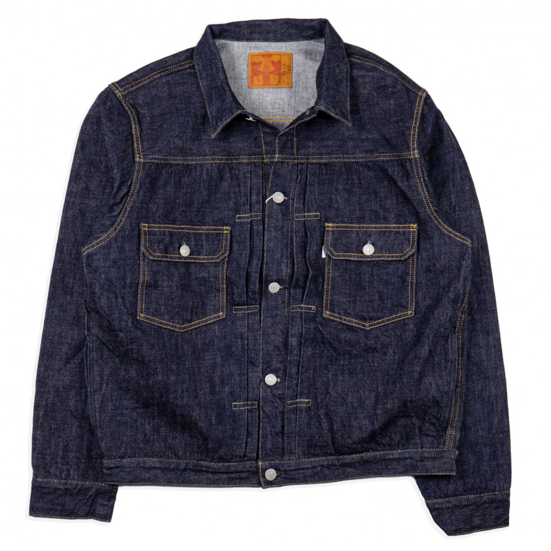 Джинсовка Omoto Denim 3215 Type-2 Jacket 13.5 Oz Indigo Selvedge One Wash