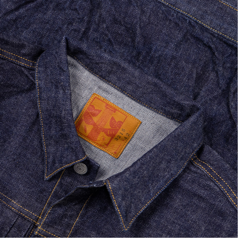 Джинсовка Omoto Denim 3215 Type-2 Jacket 13.5 Oz Indigo Selvedge One Wash