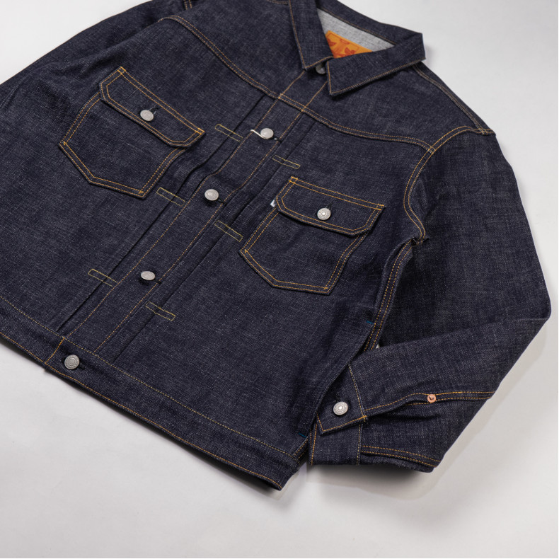 Джинсовка Omoto Denim 3216 Type-2 Jacket 15.5 Oz Indigo Selvedge Raw