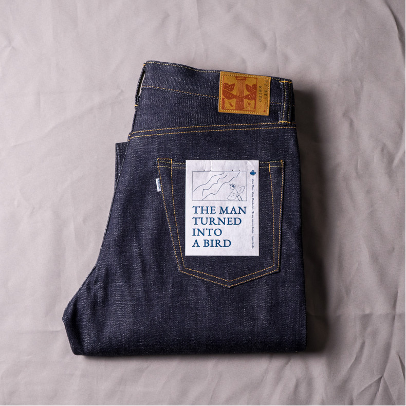 Джинсы Omoto Denim 0416S Straight Fit 15.5 Oz Indigo Selvedge Raw