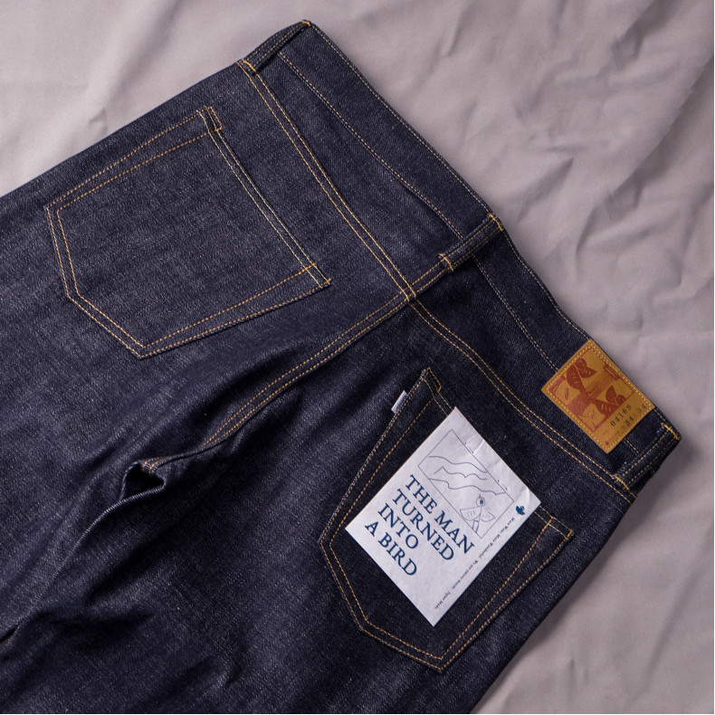 Джинсы Omoto Denim 0416S Straight Fit 15.5 Oz Indigo Selvedge Raw