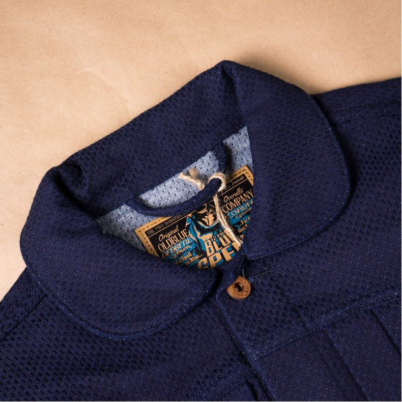 Куртка Oldblue Co. Work Jacket Type III - 17.5 Oz Indigo Sashiko Okayama