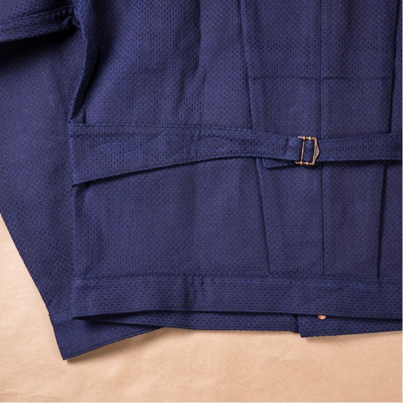 Куртка Oldblue Co. Work Jacket Type III - 17.5 Oz Indigo Sashiko Okayama
