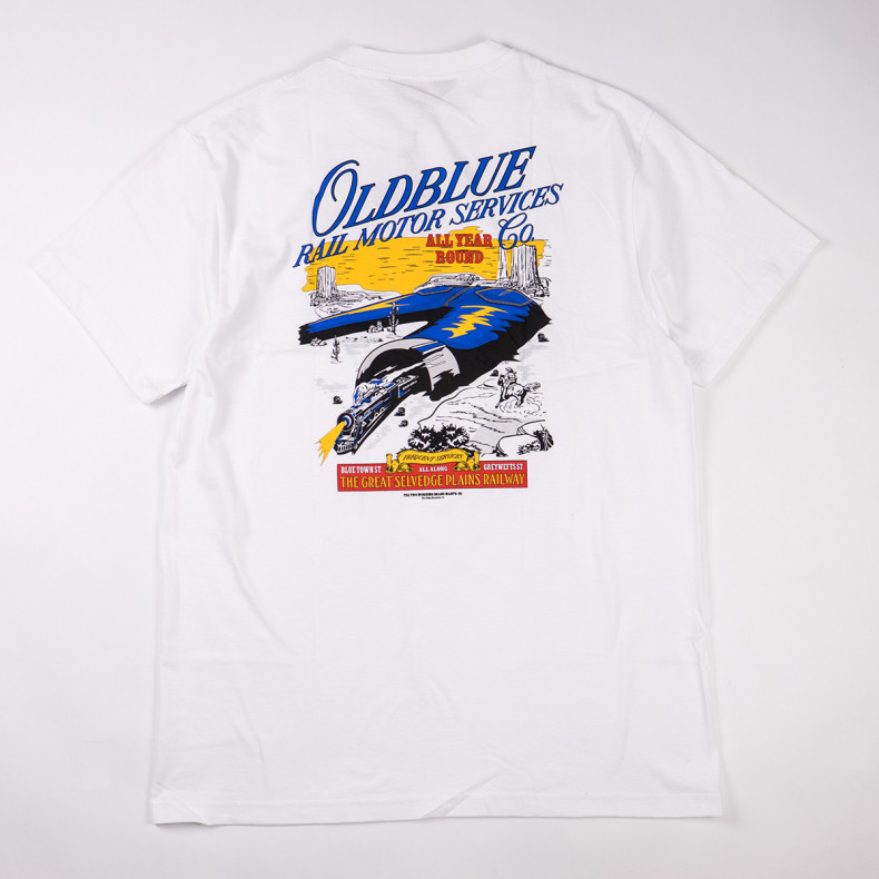 Футболка Oldblue Co. Tee - The Blue Tunnel White