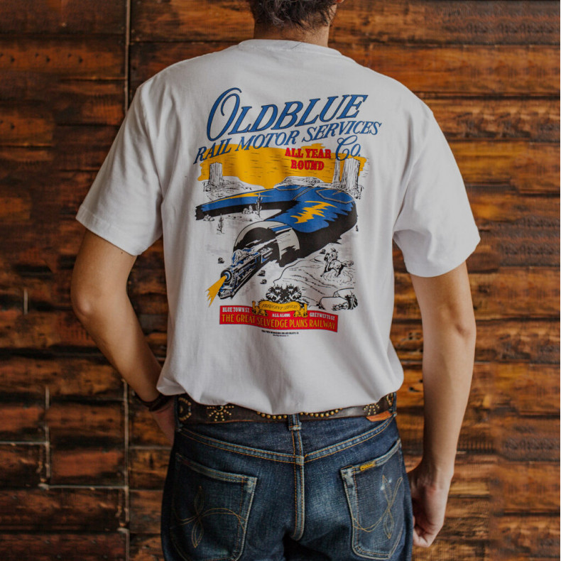 Футболка Oldblue Co. Tee - The Blue Tunnel White