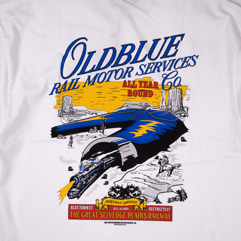 Футболка Oldblue Co. Tee - The Blue Tunnel White