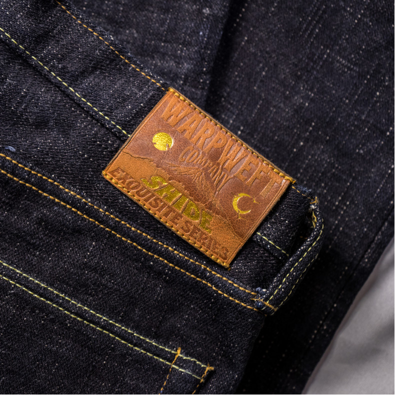 Джинсы WarpWeft Company Shide2 - Relax Tapered - 19 oz ID X Fox Beige Broken Twill Slub Selvedge