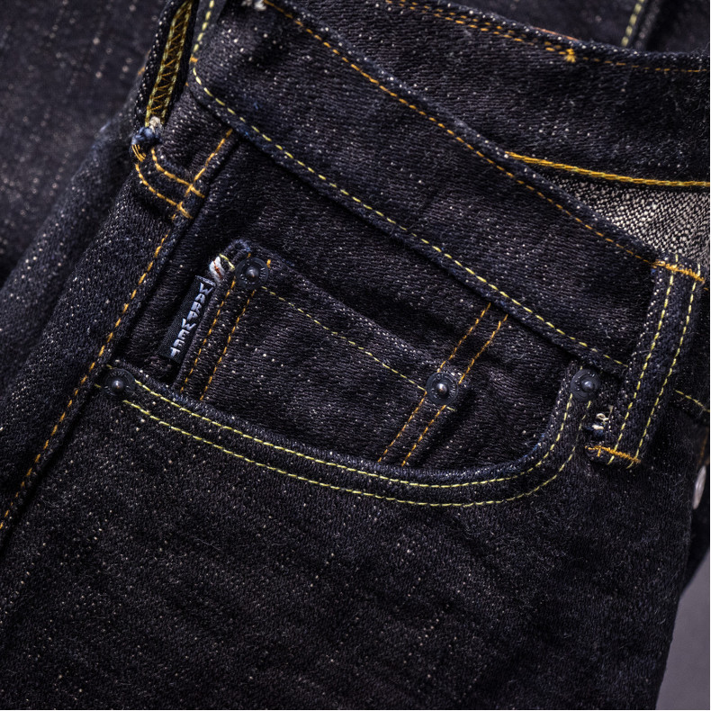 Джинсы WarpWeft Company Shide2 - Relax Tapered - 19 oz ID X Fox Beige Broken Twill Slub Selvedge