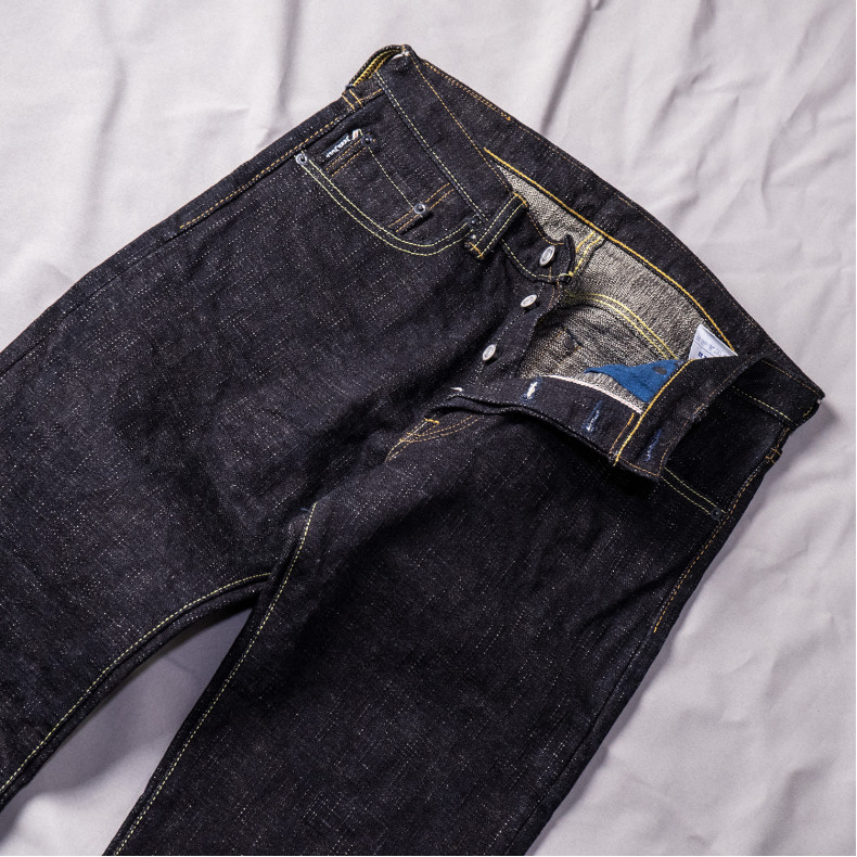 Джинсы WarpWeft Company Shide2 - Relax Tapered - 19 oz ID X Fox Beige Broken Twill Slub Selvedge