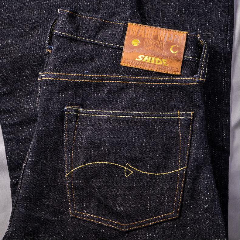 Джинсы WarpWeft Company Shide2 - Slim Tapered - 19 oz ID X Fox Beige Broken Twill Slub Selvedge