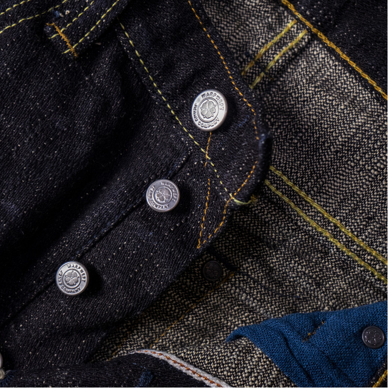 Джинсы WarpWeft Company Shide2 - Slim Tapered - 19 oz ID X Fox Beige Broken Twill Slub Selvedge