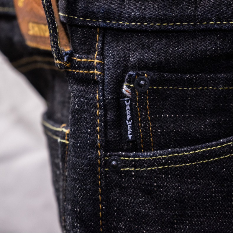Джинсы WarpWeft Company Shide2 - Slim Tapered - 19 oz ID X Fox Beige Broken Twill Slub Selvedge