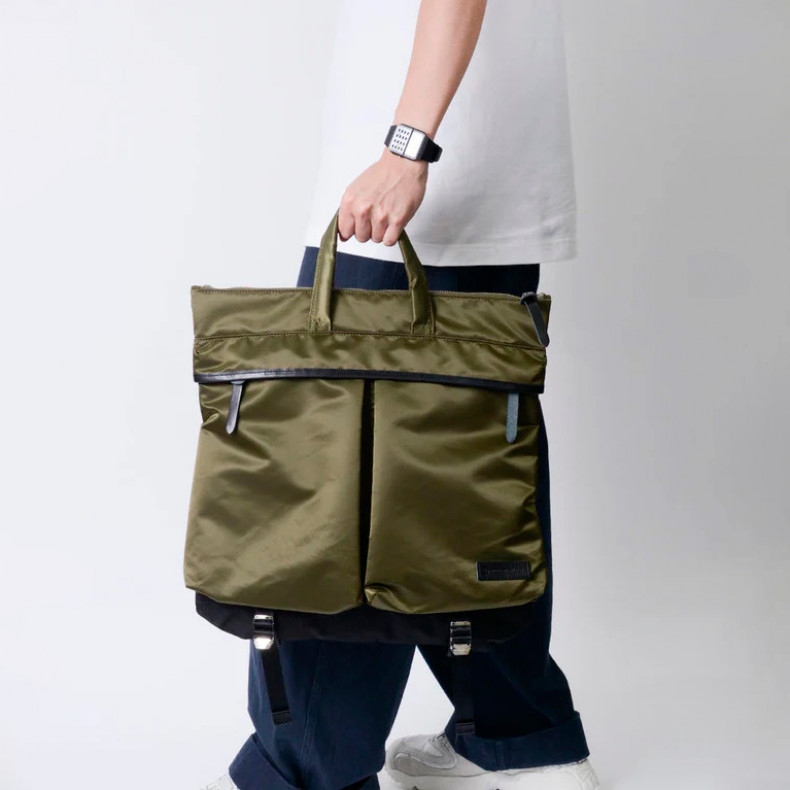 Cумка Master-Piece 02122-V2-065-Khaki Lightning Helmet Bag Large