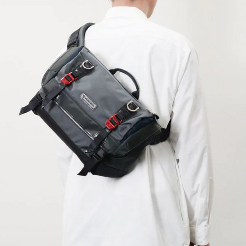 Сумка-мессенджер Master-Piece Potential 01756-v3-15B - Gray-B